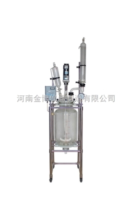 SF-50L-50L雙層玻璃反應釜高品質廠家金博儀器-河南金博儀器制造